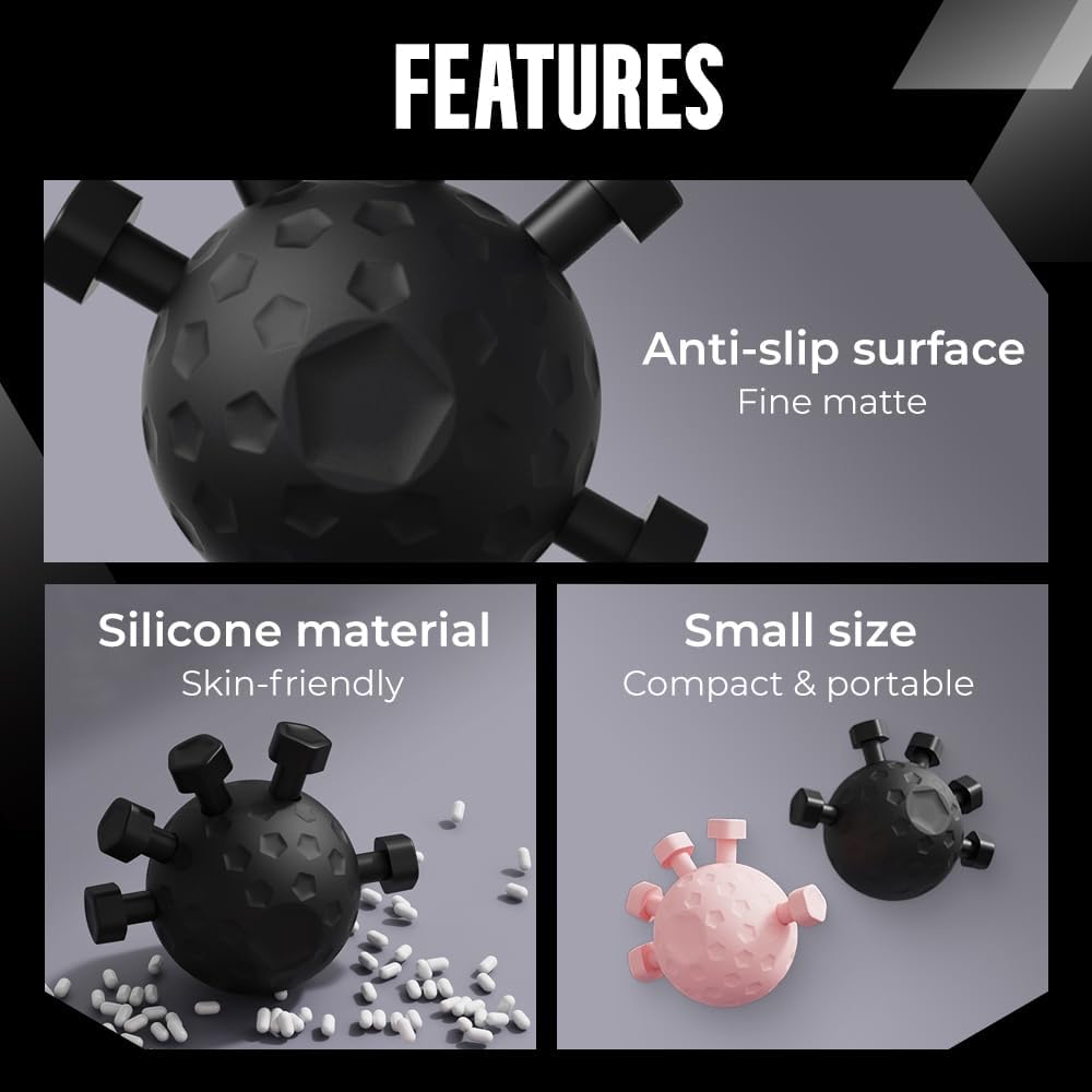 Finger Grip Strengthener, Hand Grip Strengthener Finger Exerciser, Sphere Silicone Grip Strength Trainer, Grip Exerciser Hand Finger Strengthener, Adjustable Hand Grip Strengthener (Negro) : Amazon.com.mx: Deportes y Aire Libre