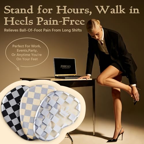 Ball of Foot Cushions:2 Pairs Metatarsal Pads Women for Designer Pumps - image 3