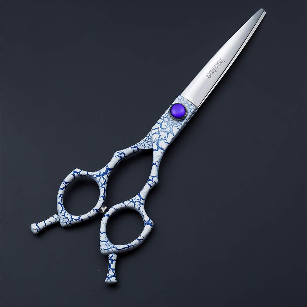 6,5 Pollici Governare Dell'animale Domestico Forbici, in Acciaio Inox Professionale Dog Grooming Scissors Up-Curvo Scissor, Luce E Sharp, per Pet Barber Shop