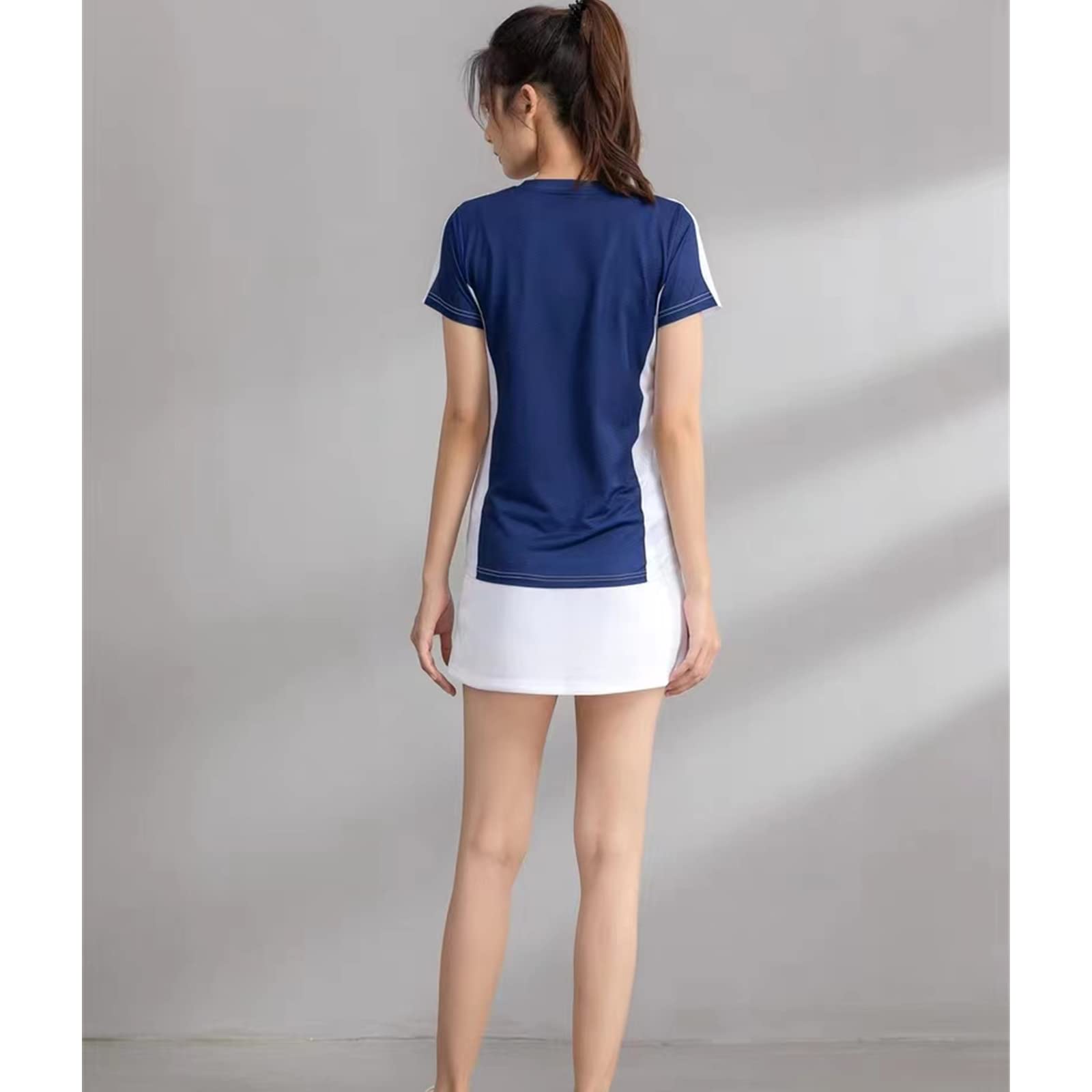 Gonna da tennis Estate Tennis Gonna sportiva con pantaloncini Badminton Tennis da tavolo Donne Skorts Traspirante Golf Jogging Gonne, bianco, XXL