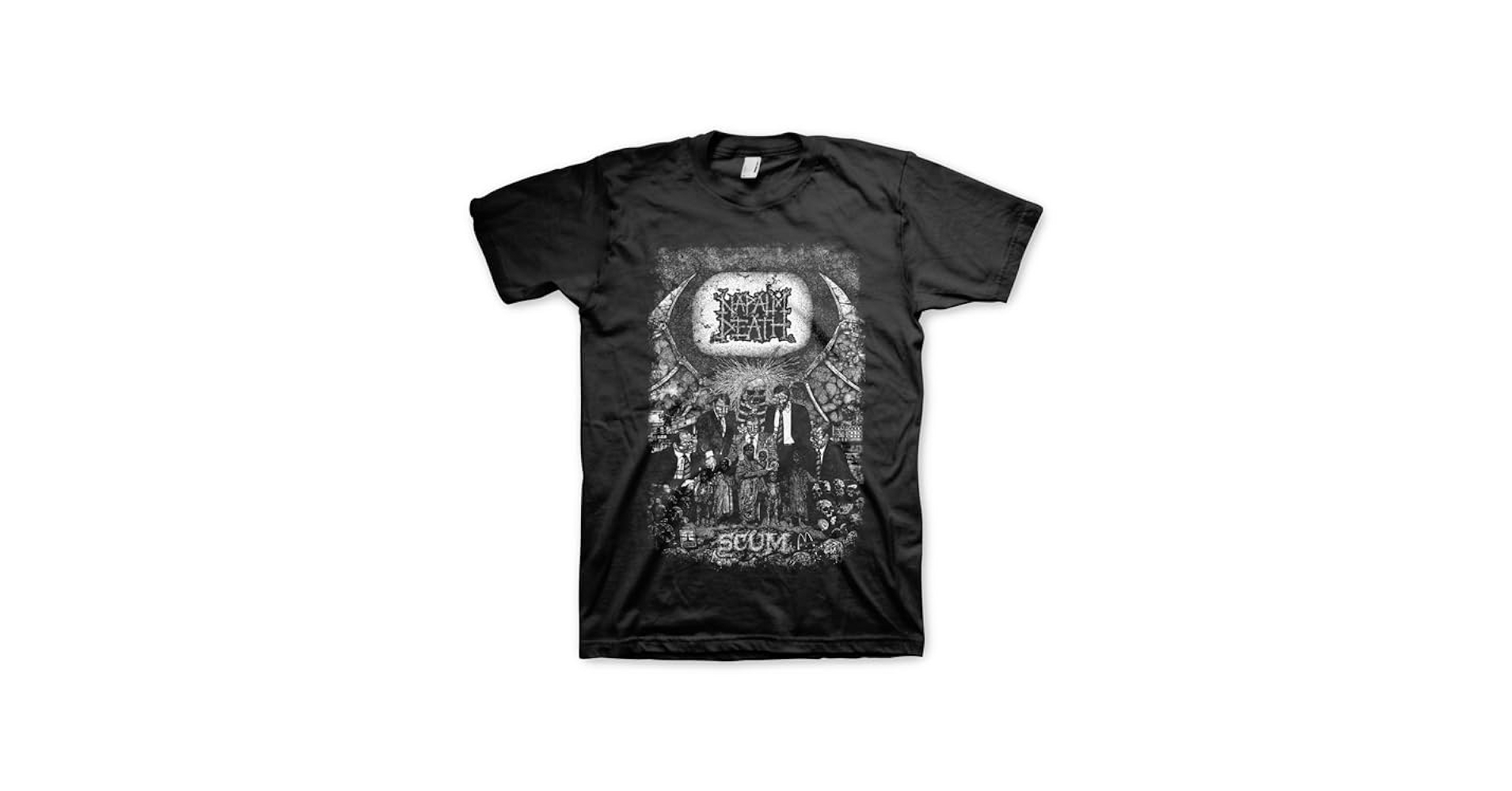 Amazon.com: Napalm Death Scum Vintage M, L, XL, 2XL Black T