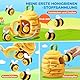 JoyCat Baby Spielzeug 6-12 Monate, Baby Bienenstock mit 5 Bienen Sensorik Spielzeug, Rassel, Spiegel, Montessori BabySpielzeug, Motorikspielzeug Geschenke für Kinder 1 2 Jahre