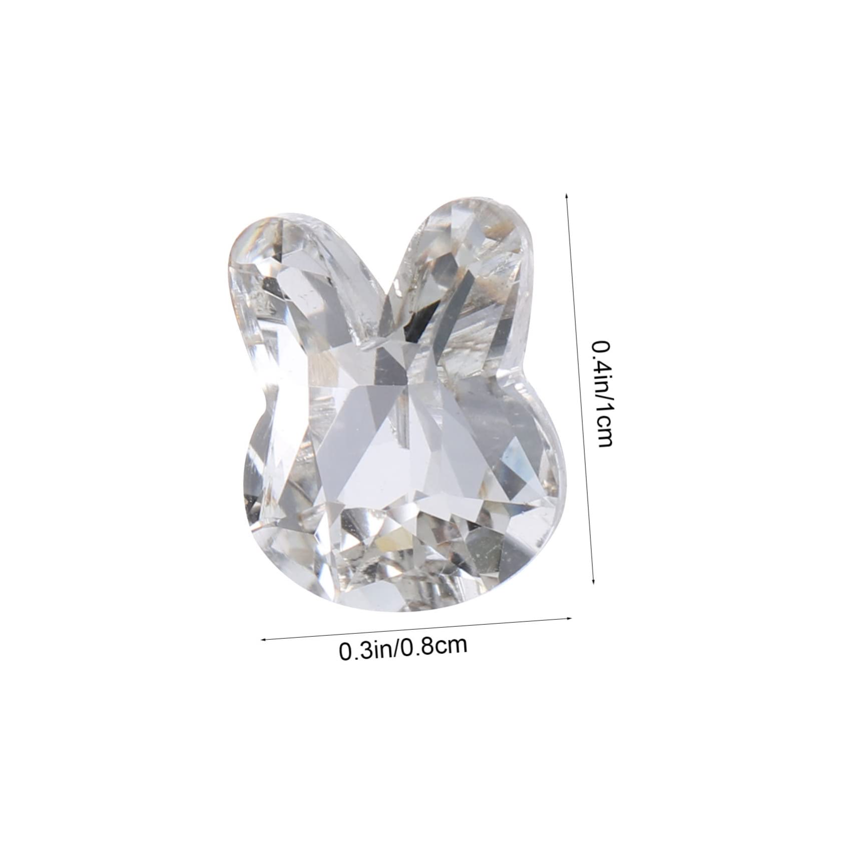 SHERCHPRY 5 Set Gioielli Con Diamanti Per Unghie Strass Per Unghie Carino Bunny Adulti Certamente Conigli Ciondoli Per Unghie Alla Moda Ciondoli Per Unghie Penzolanti Cristallo 20 Pezzi*5