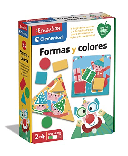 Clementoni Formas y Colores, Juego Educativo a Partir de 2 años, Juguete en español (55302), Multicolor