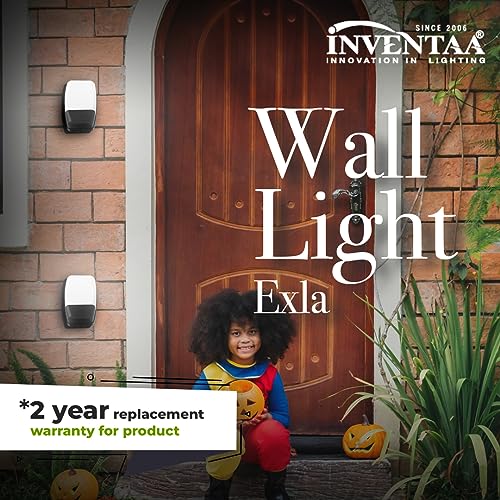 Image of INVENTAA Polycarbonate EXLA Bulkhead Outdoor Lights Waterproof|12W Balcony Lights Wall Exterior Wall Lights Waterproof|Bulkhead Light Outdoor Wall Lights Waterproof Led Lights for Outdoor Wall