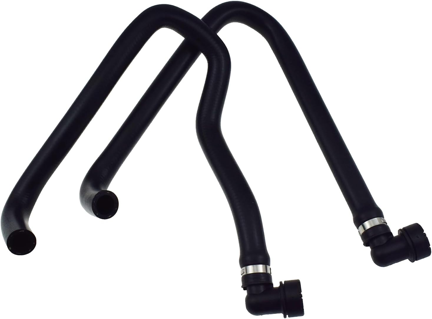 2Pcs Engine to Heater Hose Tube Fit For Volvo S60 S80 V70 XC70 30745334 30745329