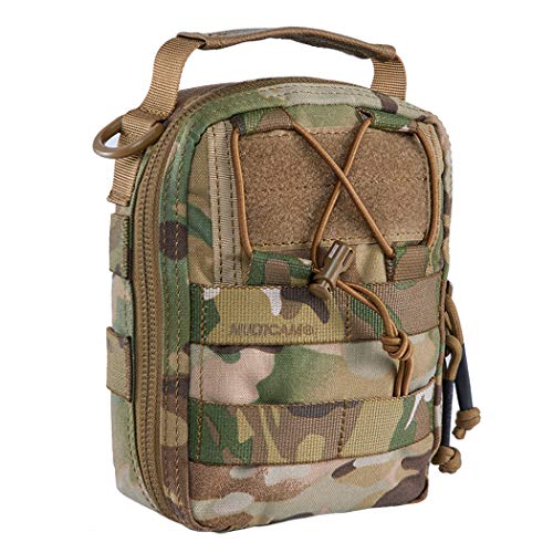 IDOGEAR Tactical EMT Pouch MOLLE Pouch Medical Utility Bag Medical First Aid IFAK