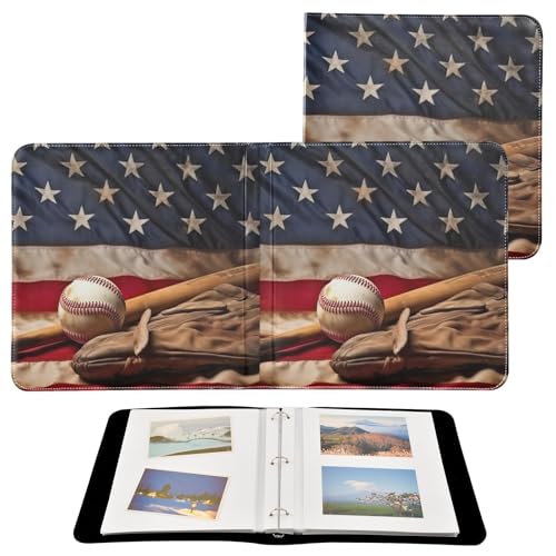Álbum de Fotos Adhesivo para Manualidades, Álbum con Anillas de 3 Argollas, Portarretratos DIY con Cubierta de Poliuretano, 40 Páginas, Tamaño 8x10 pulgadas miniatura 2