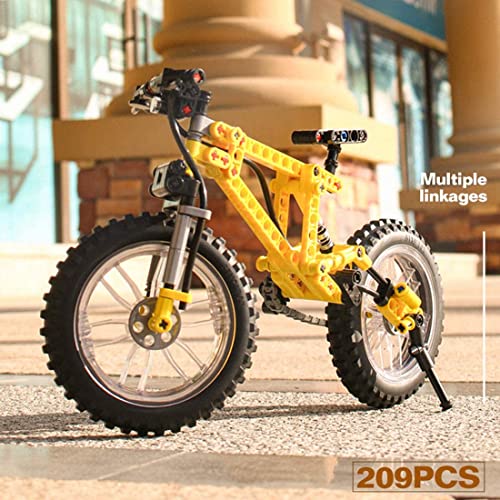 Gooratu 209 Teile Technik Fahrrad Bausteine Modell, Mountainbike Faltrad Bausteine Kompatibel mit Lego Technik (50017) – Bild 3