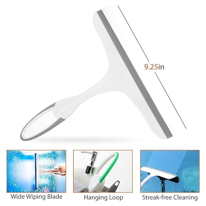 Non-Slip Hand-Held Wiper for Cleaning Window Glass, Tiles, Kitchen Table Platform, Car Auto (Multicolour) (1) 2