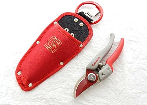 CHIKAMASA Pruning Shears 7"/PS-7, with original Shears Case (Grey)