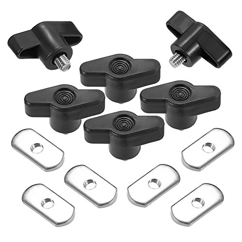 Parafuso, Andoer 6 conjuntos de parafusos de caiaque, porcas, ferragens para sistema de montagem em