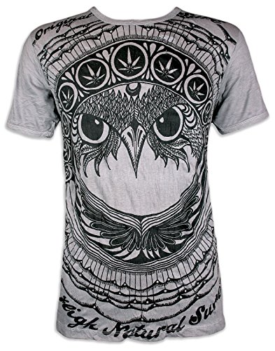 Sure Clothing T-Shirt da Uomo - Ganja Gufo Taglia