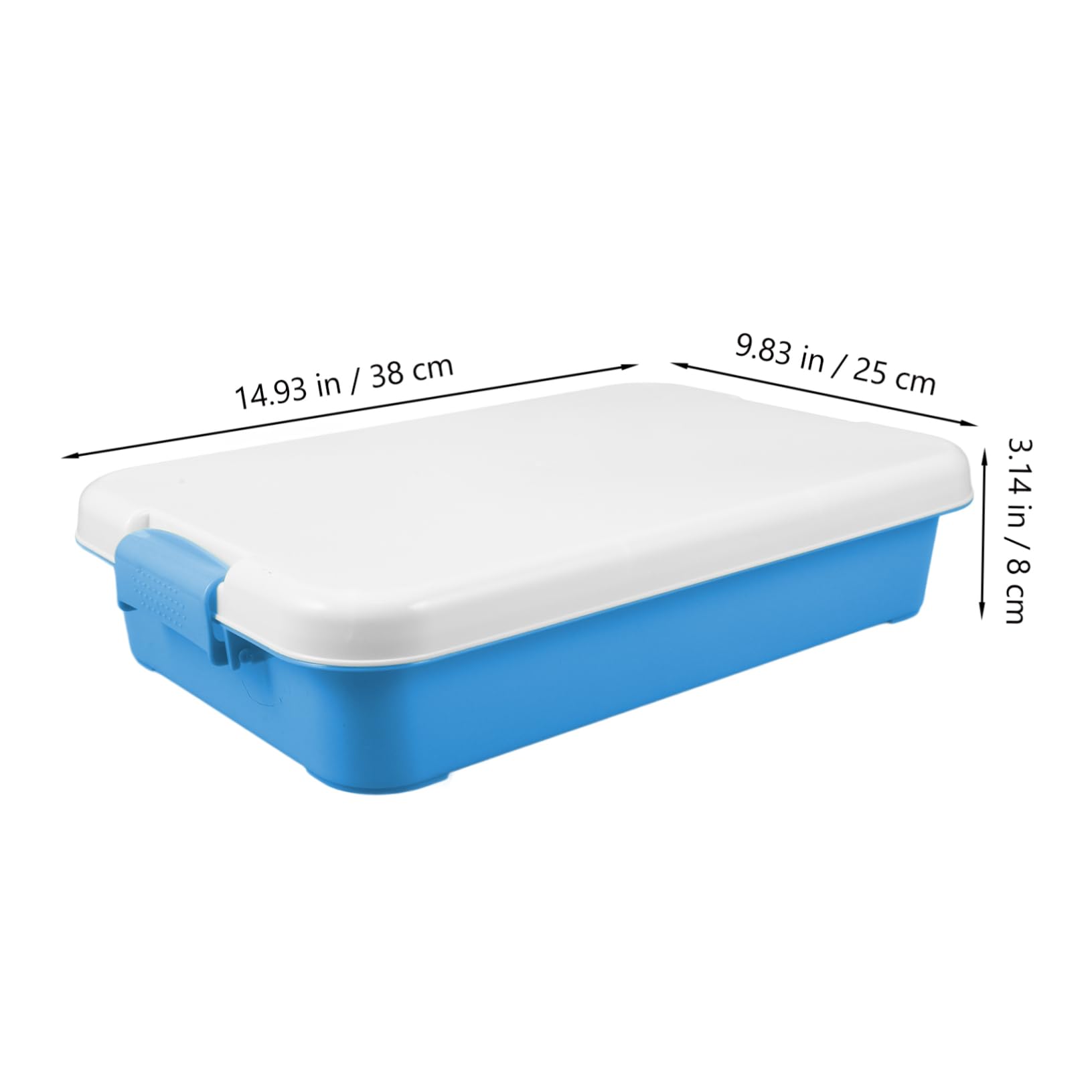 SUPVOX Sandbox Lid Box Portable and Sturdy Plastic Outdoor Toys Storage for Toddlers