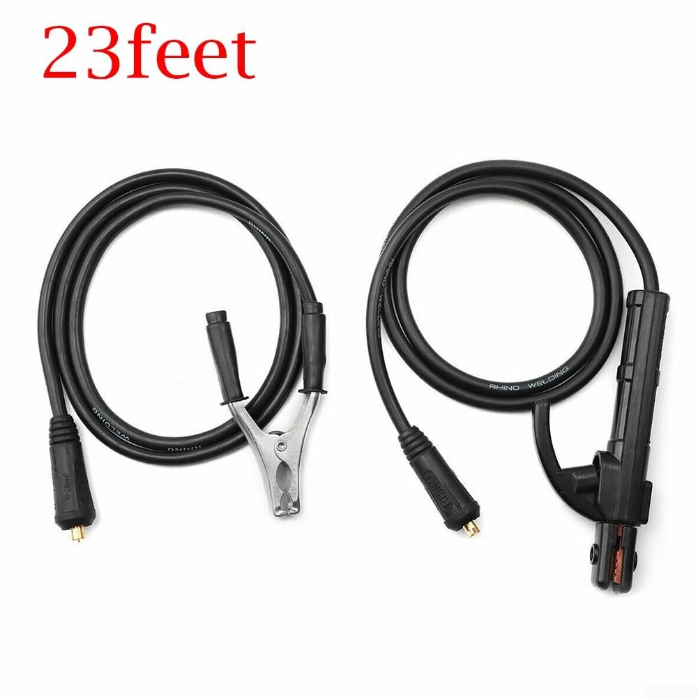 300A Schweißgerät Erdungsklemme Kabel für ARC ZX7 MMA Schweißstab Schweißgerät Zubehör Schweißklemme Schweißklemme (7 m)