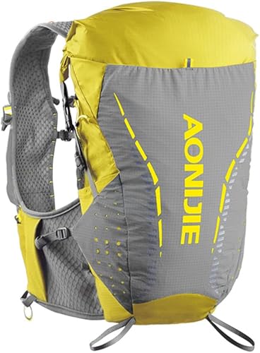 AONIJIE Chaleco de hidratación ligero de gran capacidad de 18L con 14 bolsillos, mochila para correr, senderismo, camping y ciclismo