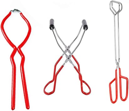 Home Canning Kit Canning, Jar Lifter, Jar Wrench, Lid Lifter, Tongs,Canning Kit Red 3Set