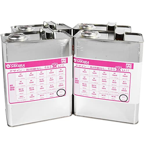 ワケあり フラッシングオイル エンジン内部洗浄オイル 4L×4缶 日本製