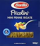 Die qualitativen Eigenschaften und der leckere Geschmack der größeren Penne Rigate werden beibehalten - schmeckt ausgezeichnet in Pasta Salat & zaubert den Kleinen ein Lächeln ins Gesicht!