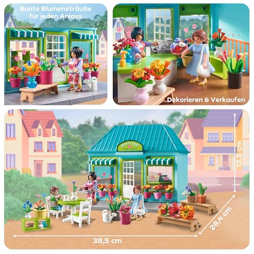 PLAYMOBIL | My Life | Blumenladen | Spielzeug für Kinder ab 4 Jahren | 71807