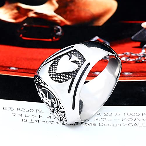 Image of Death Skull Ring for Men Stainless Steel Jewelry Biker Rings Scary Death Ring Skull for Gifts