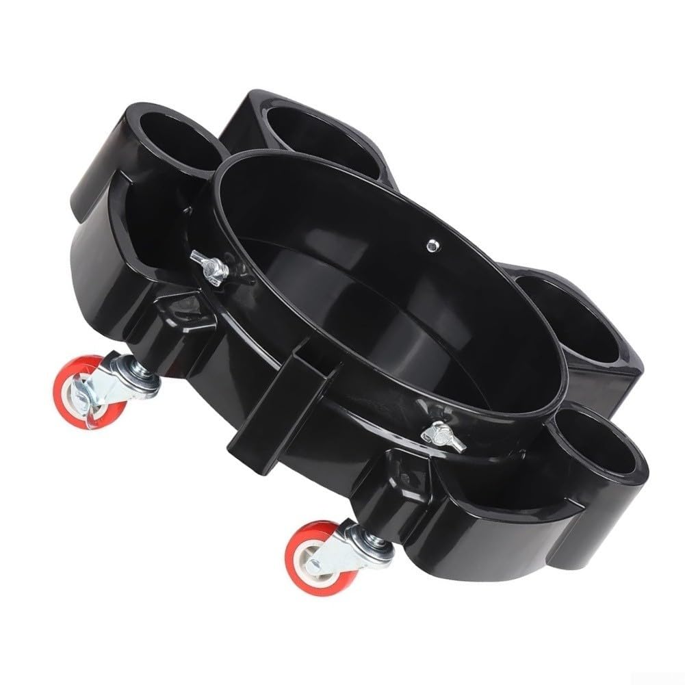 Carrito de cubo de 5 galones con 5 ruedas, carrito para lavado de