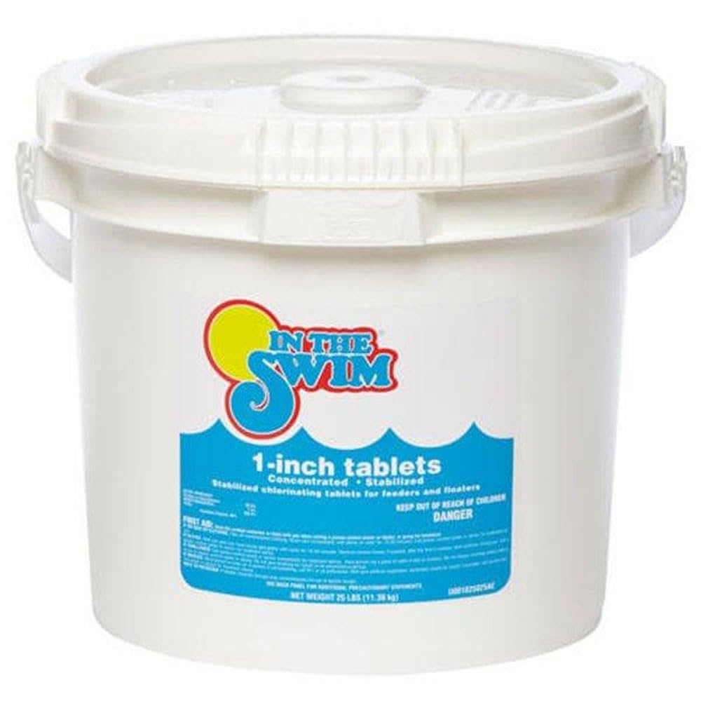 In The Swim 1 Inch Stabilized Chlorine Tablets (Tri-Chlor) - 25 Pounds