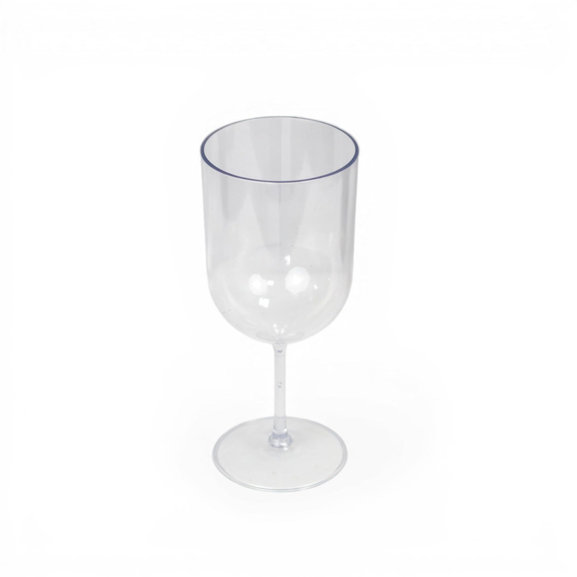 Pincho Copa Vino Clasica 400ml (Pack de 4) Copas de Plastico Transparente para Vino y Cocteles, Pie Estable, Ideal para Fiestas, Jardin, Camping, Picnic y Eventos
