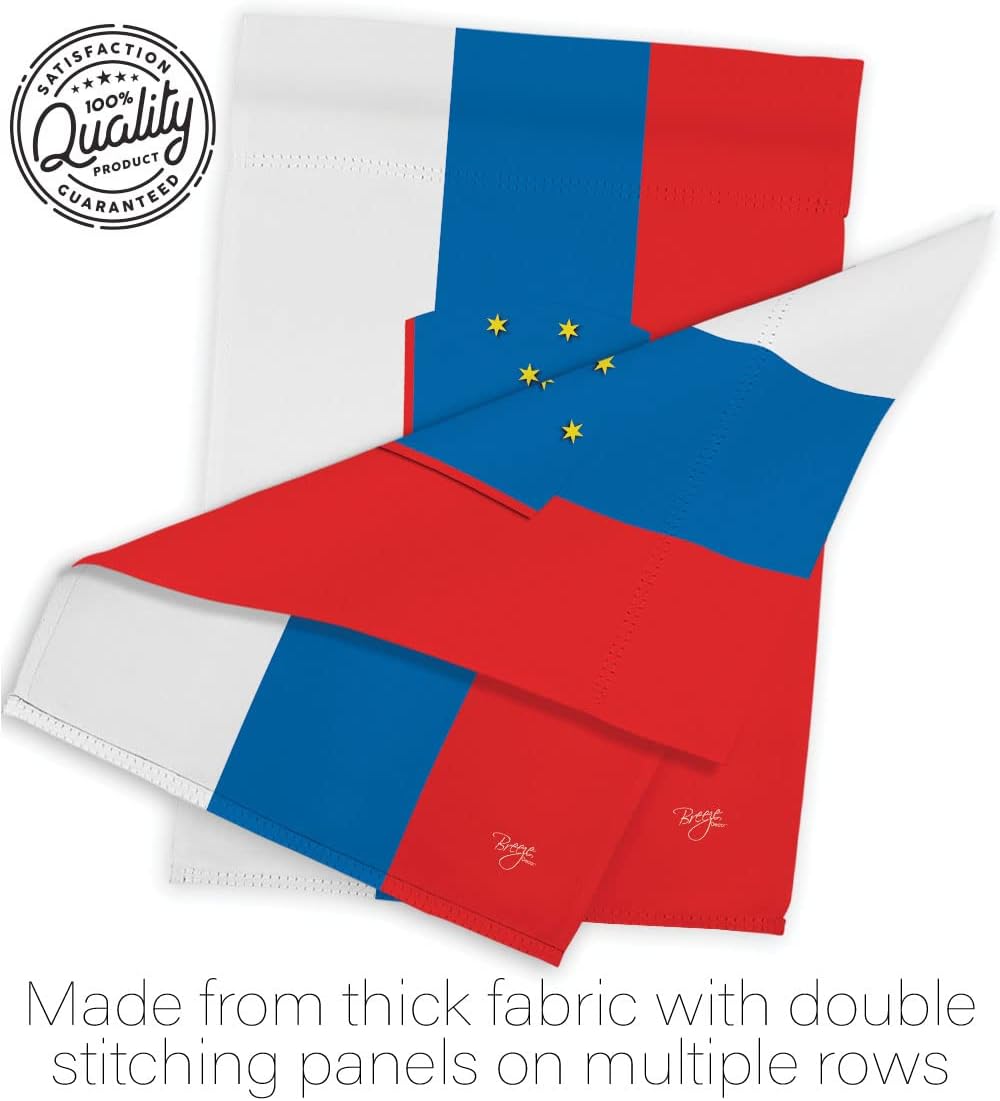 Breeze Decor G158196 Slovenia Flags of The World Nationality Impressions Decorative Vertical Garden Flag 13" x 18.5" Printed in USA Multi-Color