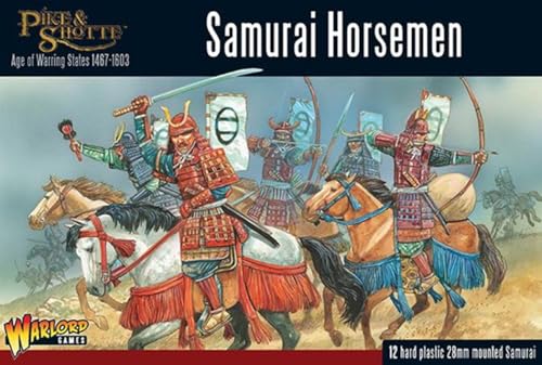 Warlord Games Samurai Horsemen - 28mm Scale Plastic Miniatures for