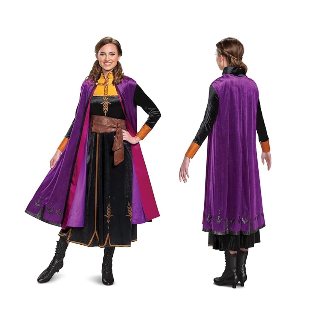Disney Frozen - Disfraz Adulto - Licencia Oficial Disney - Niñas Talla L (12-14 Años)
