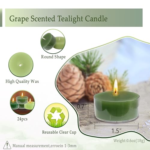 Xinaobaoluo Cedar Scented Tealight Candles thumb #3