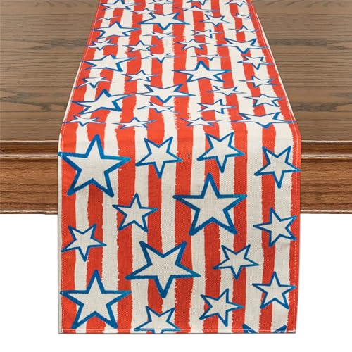 Utowo Patriotic American-Flag-Pattern Table-Runners thumb #3