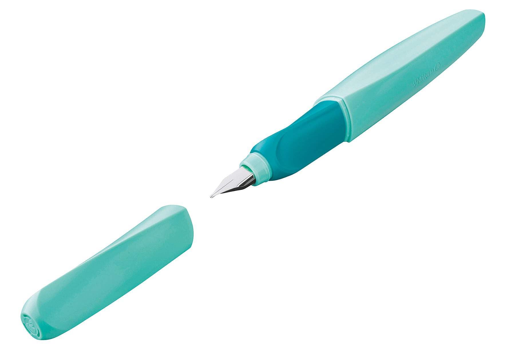 Pelikan Twist Penna Stilografica - Ergonomica Per Destri E Mancini, Pennino M Acciaio, Ricaricabile