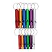 3-Bears Emergency Survival Aluminum Whistle Key Chain for Hiking Camping Climbing(Large and Small Sizes, Red,Yellow,Blue,Green,Purple,Silver, Pack of 12)