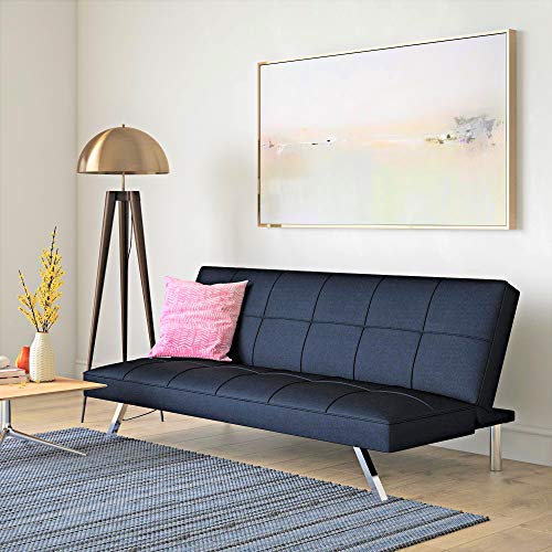 DHP Zoe Convertible Futon, Blue