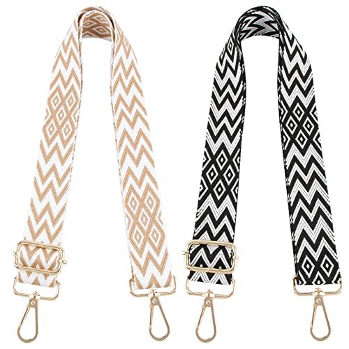 BETESSIN 2 Stück Boho Verstellbar Schultergurt für Taschen 3,8cm...