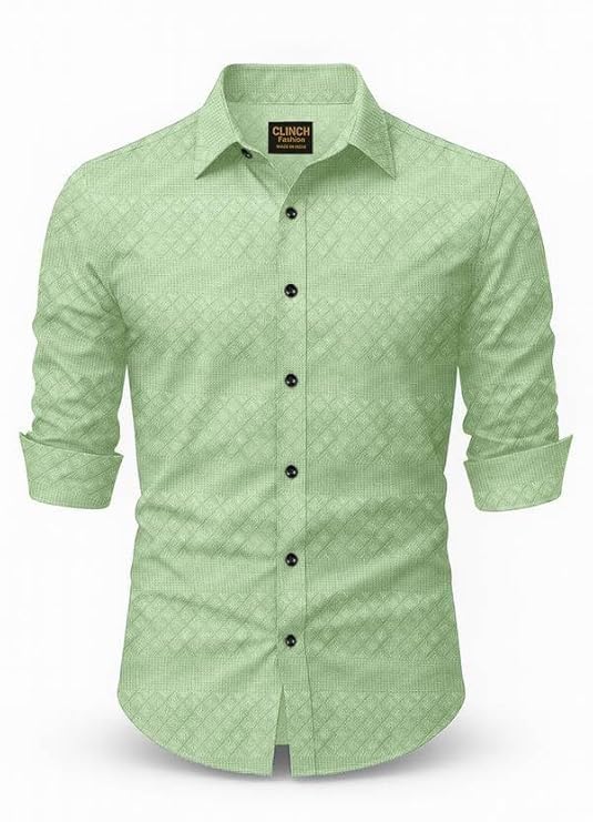 Image of Men Linen Cotton Full Sleeve Shirt for Man | Mens Casual Shirt |Shirts for Men Stylish | Men Shirts | Casual Business Party Festival Regular Fit
