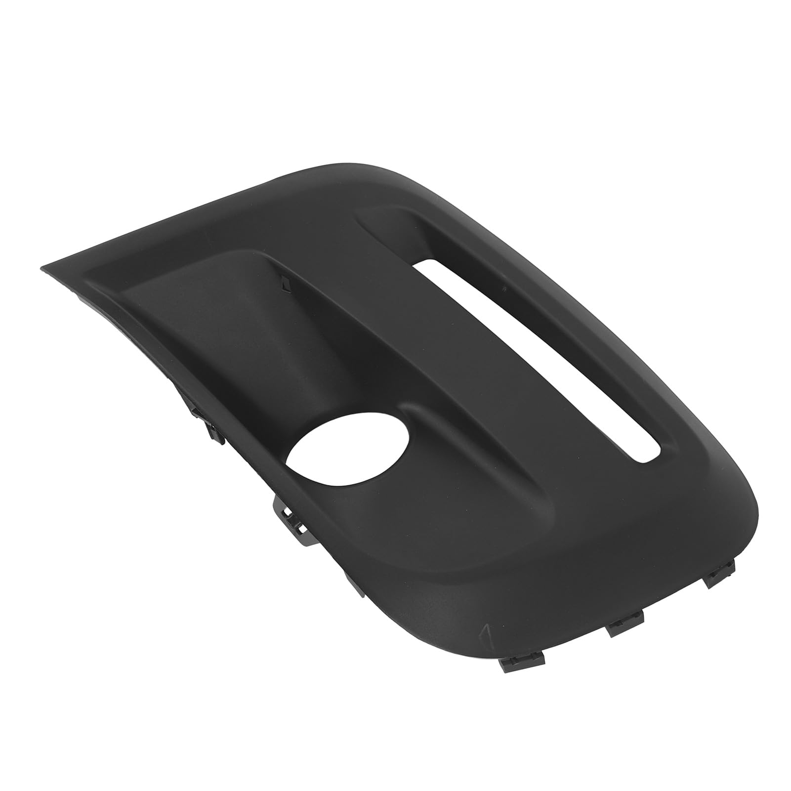 Drfeify Grille de Phare Antibrouillard, Garniture de Pare-chocs Avant en ABS, Couvercle de Lunette de Lampe pour Modèles Partner 2015 à 2018 sans Trou de Phare Antibrouillard (Côté gauche)