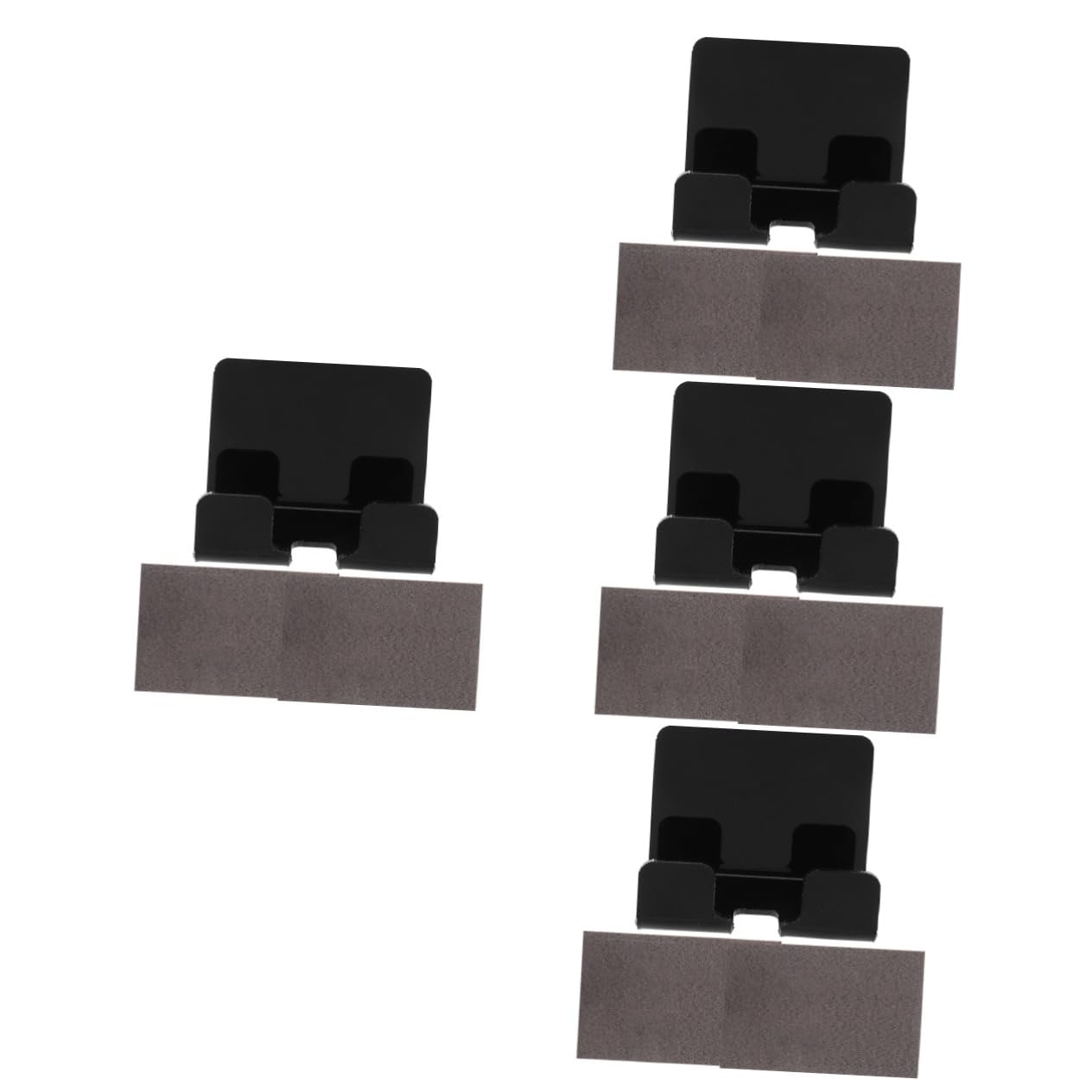 UKCOCO 4piezas Soporte Adhesivo para Teléfono Móvil Montado Pared Estante De Carga Práctico para Hogar y Oficina Diseño Multifuncional y Ahorro De Espacio