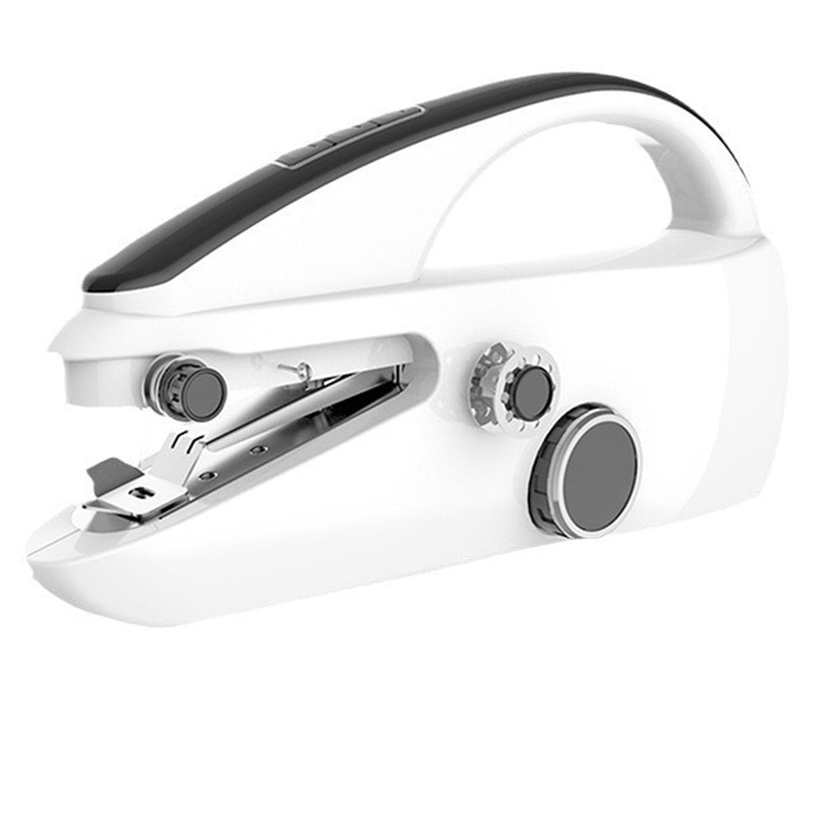 Macchina da cucire portatile a doppia alimentazione (USB/batteria), per riparazioni di jeans, tessuti, kit completo con accessori, mini macchina da cucire per principianti e viaggi