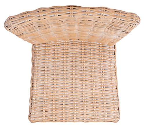 Sillón Rattan Natural Blanco miniatura 7