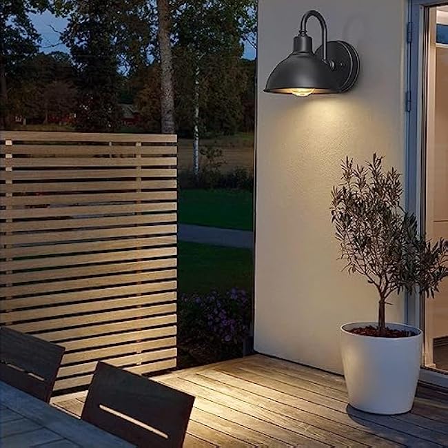 Gooseneck Barn Lights Small Farmhouse Porch Lights Outdoor Wall Sconce