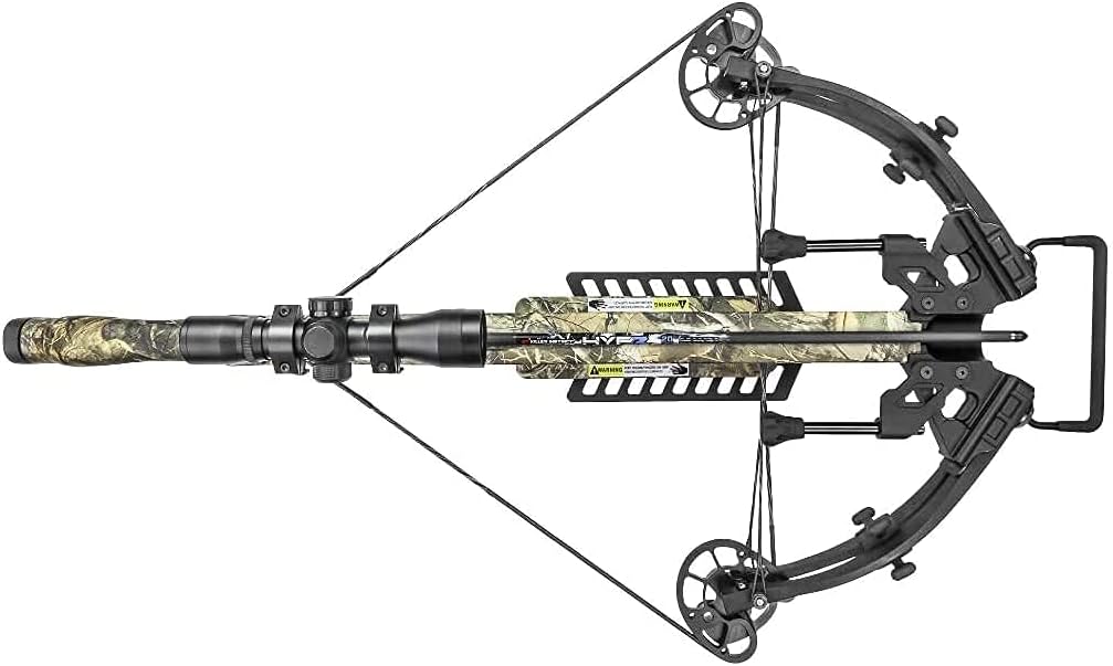 Killer Instinct Fierce 405 FPS Crossbow Package - Lightweight Hunting Crossbow with 405 FPS Power for Beginners & Veterans
