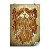 Wellcoda Vieux Barbe Élégant Mode Affiche Mode A4 (30cm x 21cm) Affiche Idéal pour l'encadrement, Facile à accrocher, Papier épais Art de