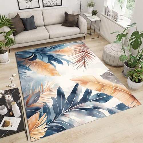 Tapis lavable en machine 160x230 cm bohème marron antidérapant - 2