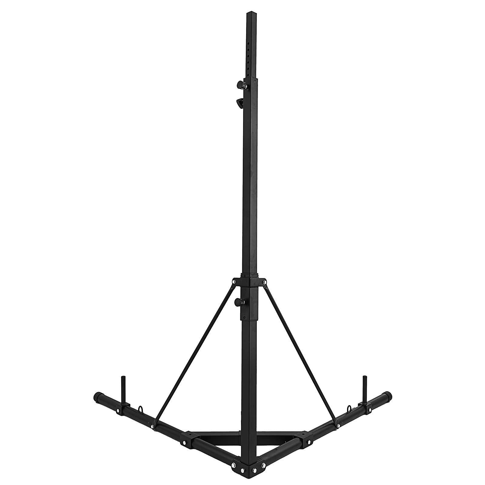 Happybuy Foldable Boxing Heavy Bag Stand, Height Adjustable Sandbag Rack Portable 132LB Heavy Duty Punch Bag,2 in 1 Stand Free Standing in The Corner Punching