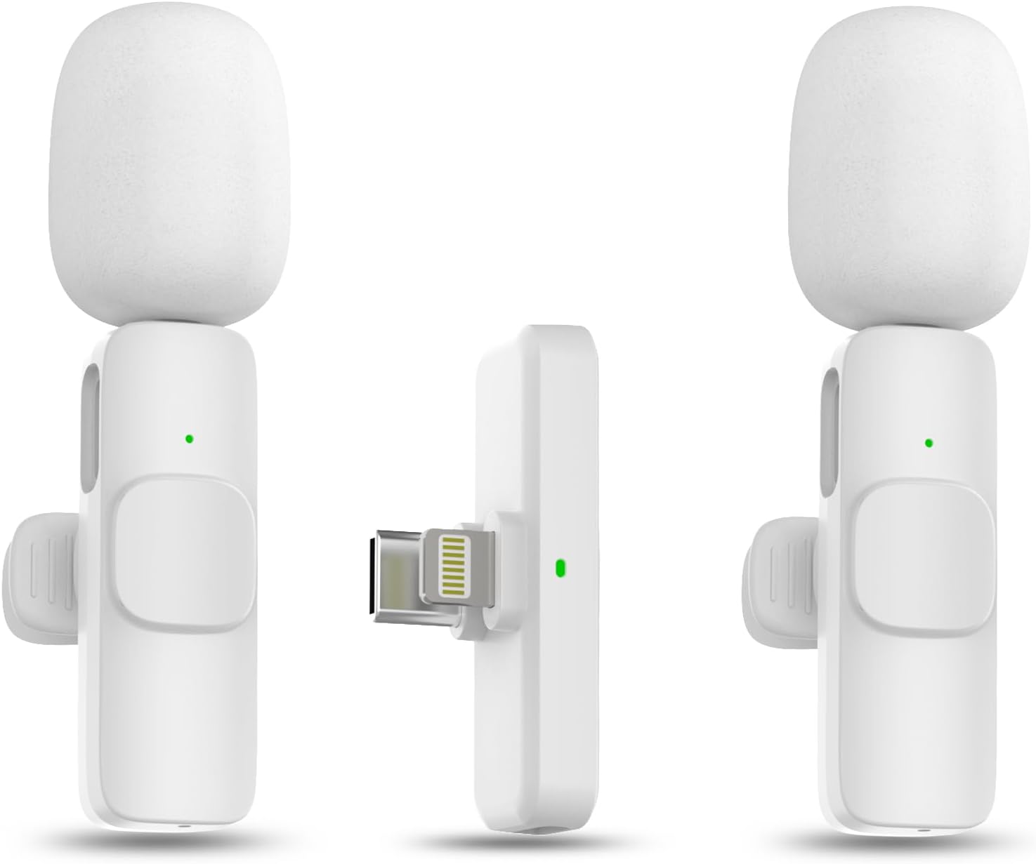 MAYBESTA Professional Wireless Lavalier Microphone for iPhone, iPad, Android