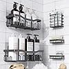 no-drill bathroom organizer JIANDOS Shower Caddy 5 Pack for budget renters