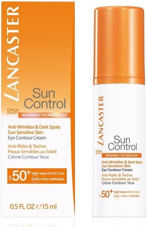 Lancaster Sun Control Eye Contour Cream Anti-Wrinkles and Dark Spots SPF50, 15 ml